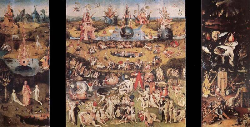 BOSCH, Hieronymus The garden of the desires, trip sign, France oil painting art